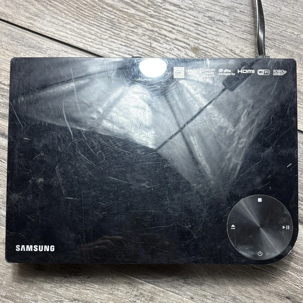 Samsung Black BluRay/DVD Media Player